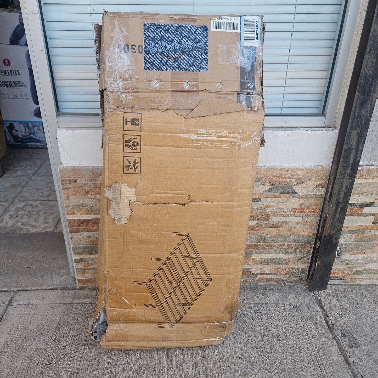Cama tubular matrimonial (Nuevo, caja abierta)