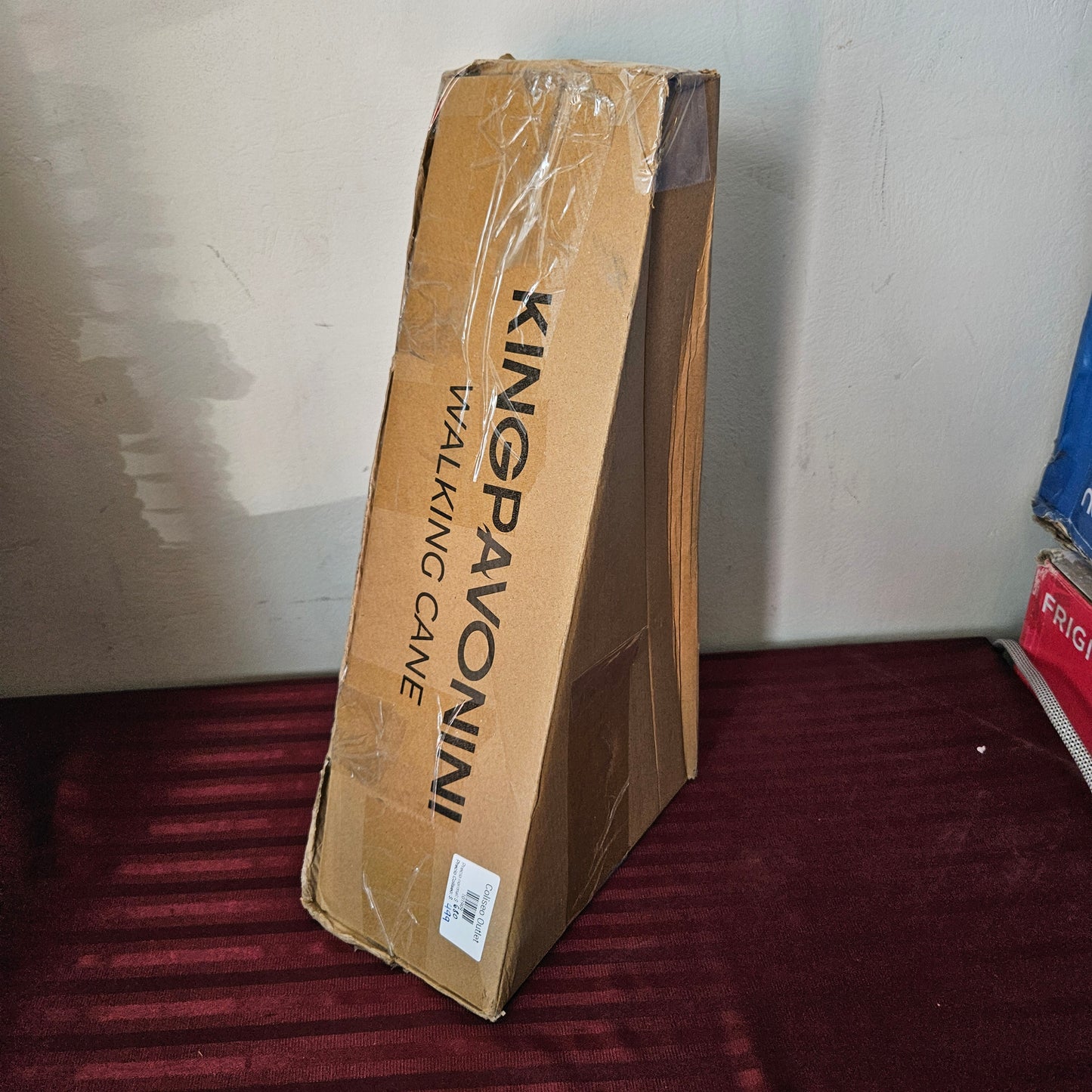 Bastón plegable ajustable con mango acolchado con pies de 4 puntas - Kingpavonini (Nuevo)