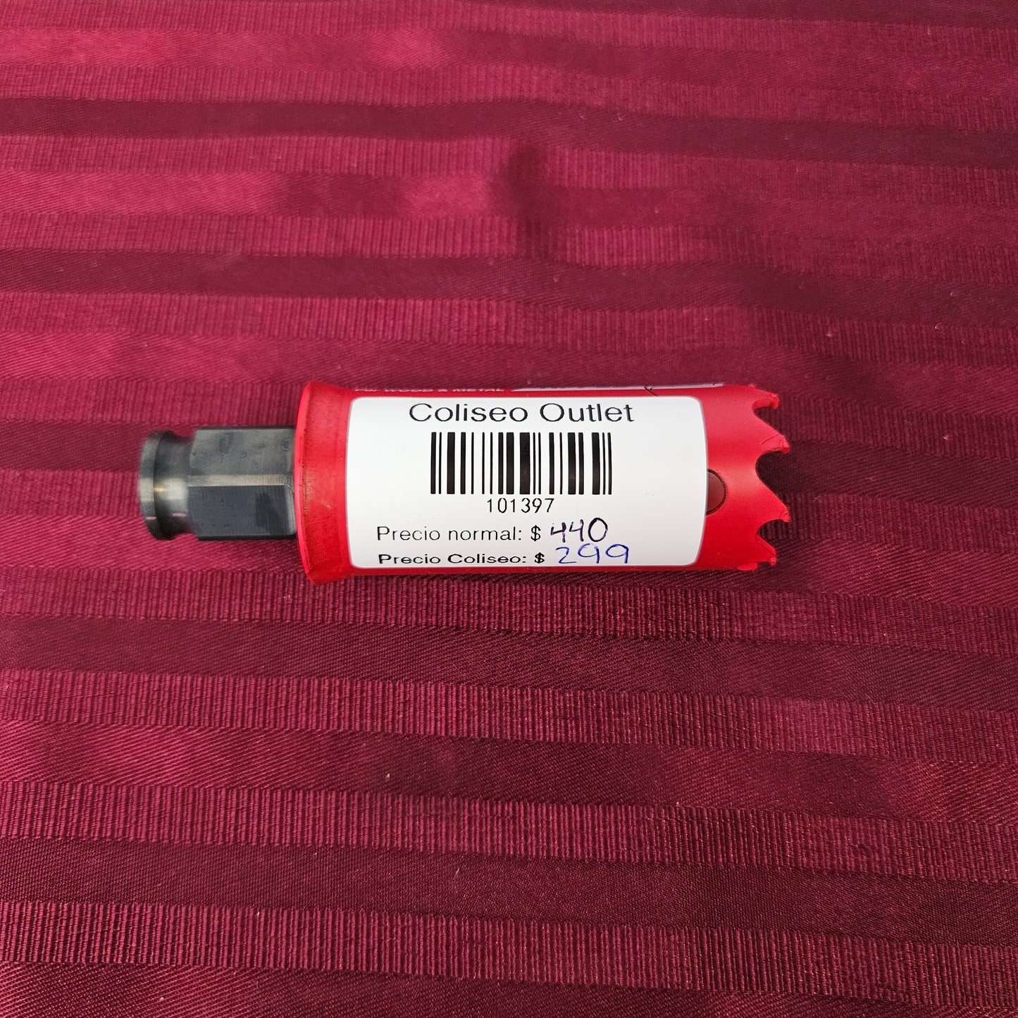Sierra cilíndrica 1 1/8" con punta de carburo - Diablo (Nuevo, sin empaque)