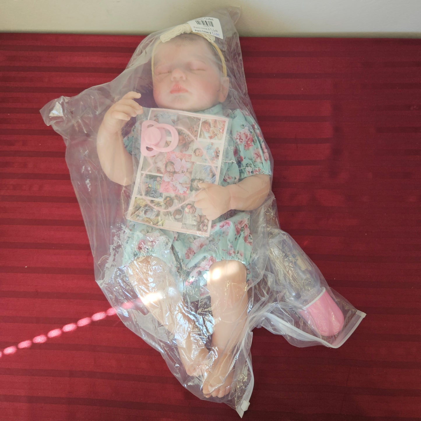 Bebé Reborn niña cuerpo completo de vinilo siliconado (Nuevo)