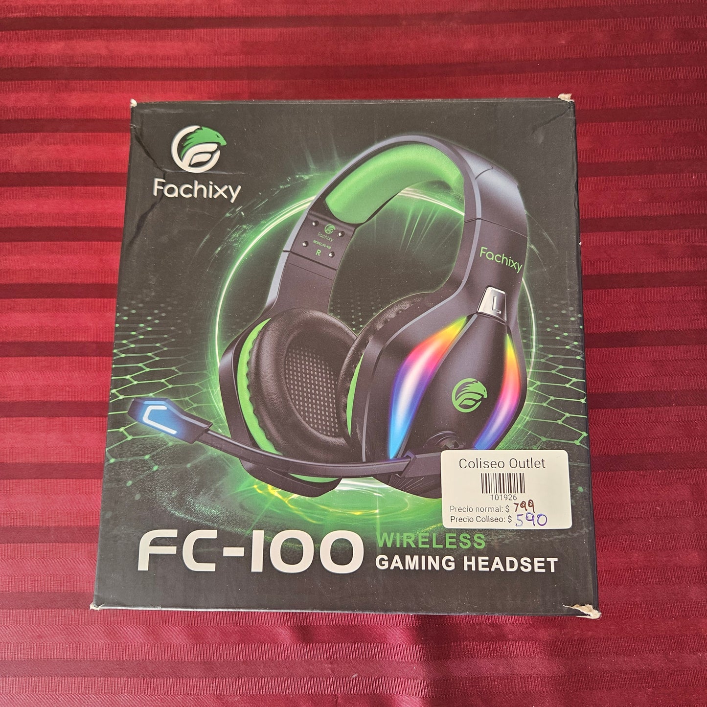 Audífonos Gamer inalámbricos - Fachixy FC-100 (Nuevo, caja abierta)