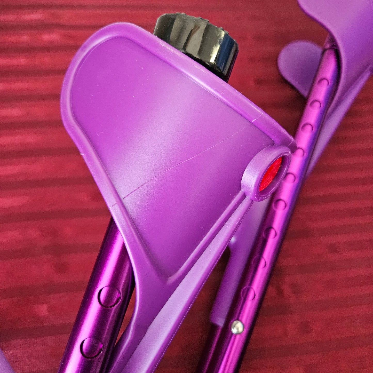 Par de muletas plegables para antebrazo color morado - antdvao (Nuevo)