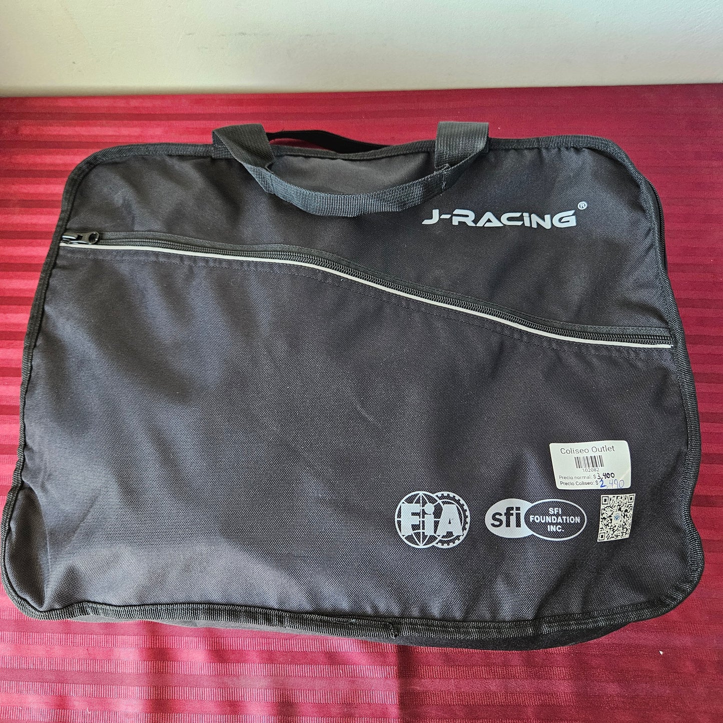 Traje de carreras profesional, SFI Rating, Talla L - J-Racing (Nuevo, empaque abierto)