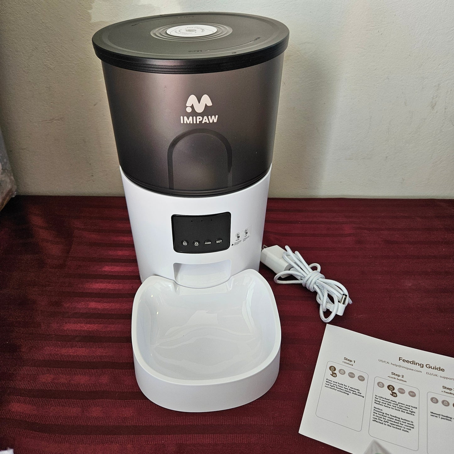 Dispensador automático inteligente para mascotas - IMIPAW (Seminuevo, un solo uso)