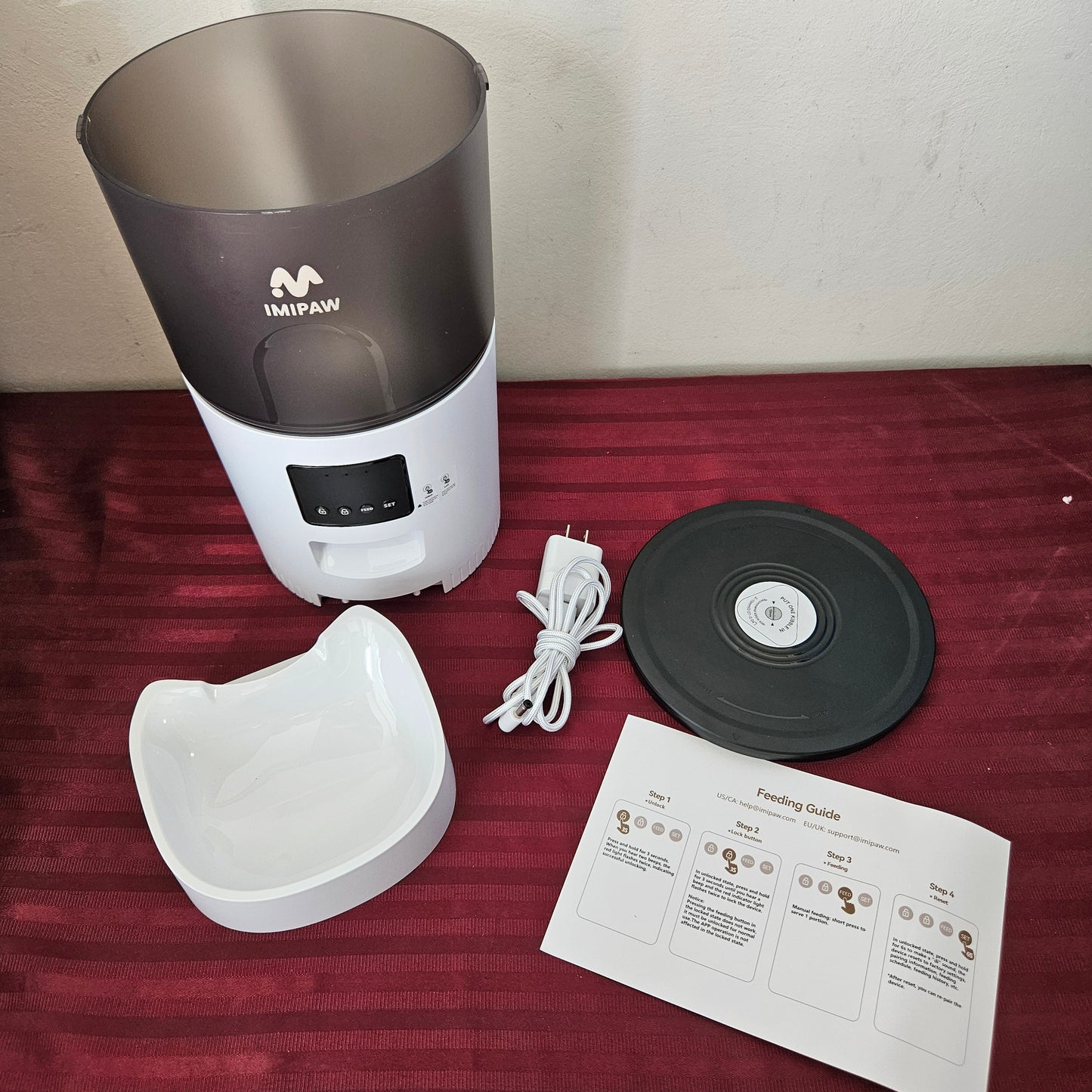 Dispensador automático inteligente para mascotas - IMIPAW (Seminuevo, un solo uso)