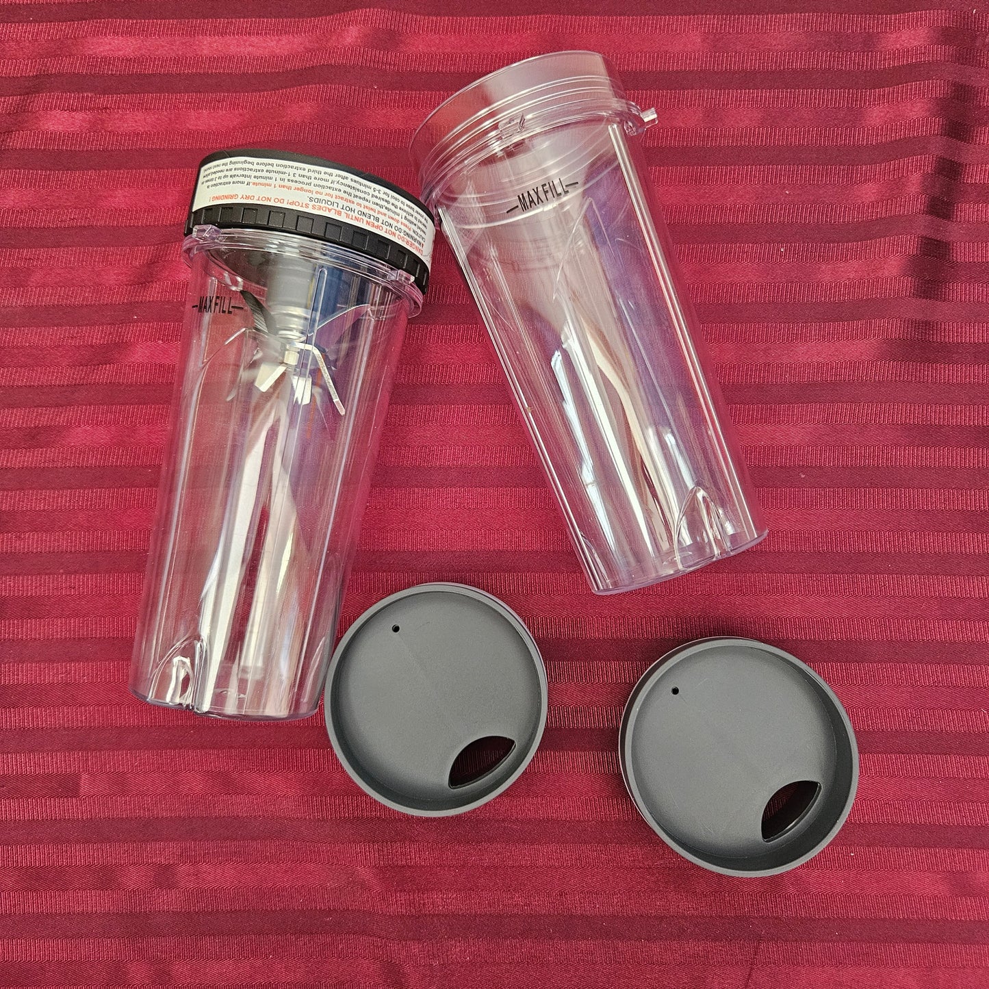 Paquete de 2 repuestos para Licuadora ninja/Nutri ninja y cuchilla (Nuevo)