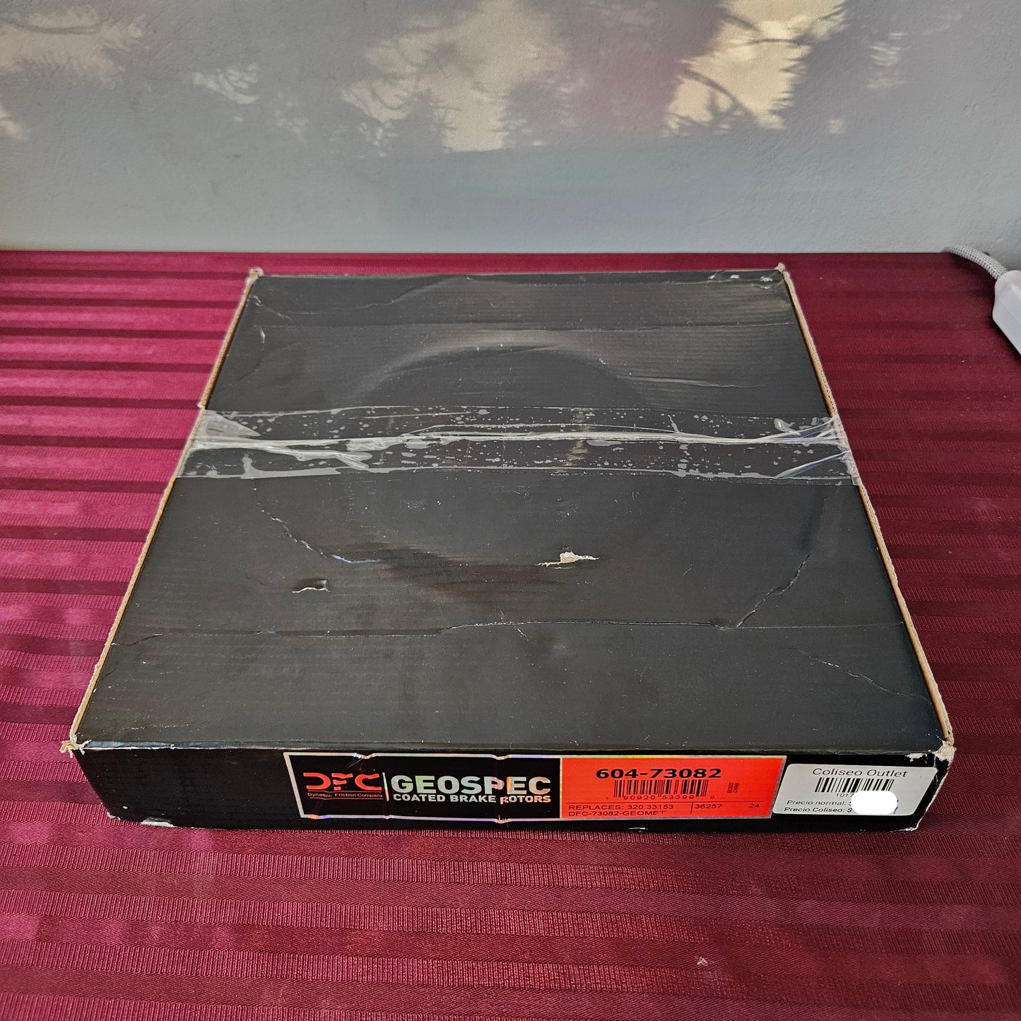 Disco de freno trasero 604-73082 Audi, VW - DFC GEOSPEC (Nuevo, caja abierta)