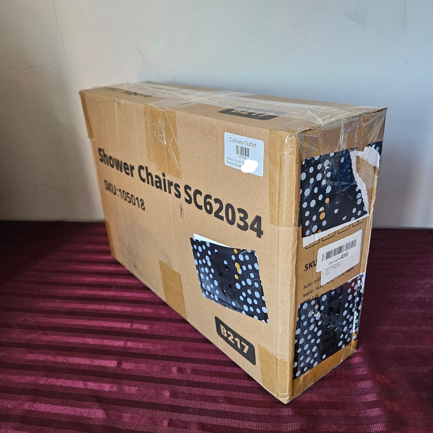 Asiento para ducha - Health Line (Nuevo, caja abierta)