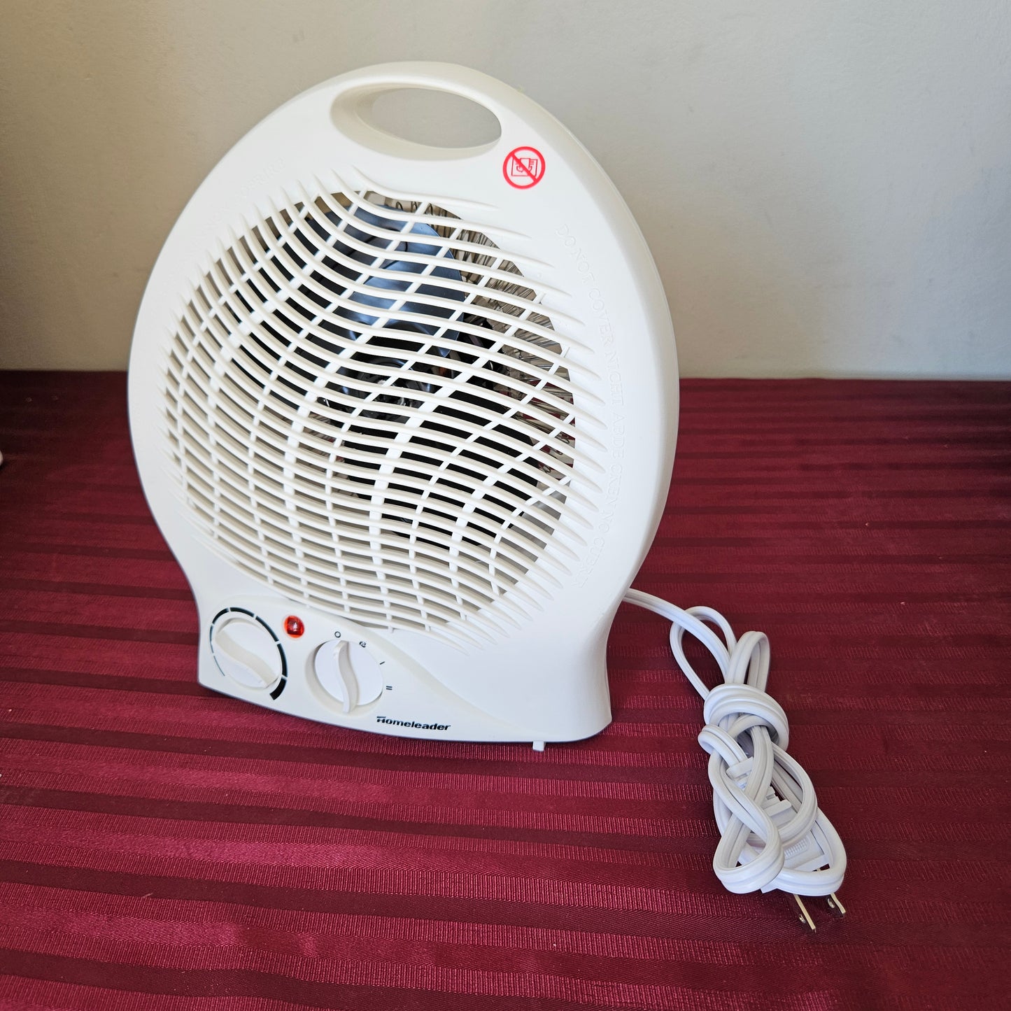 Calefactor eléctrico portátil con ventilador - Homeleader (Nuevo)