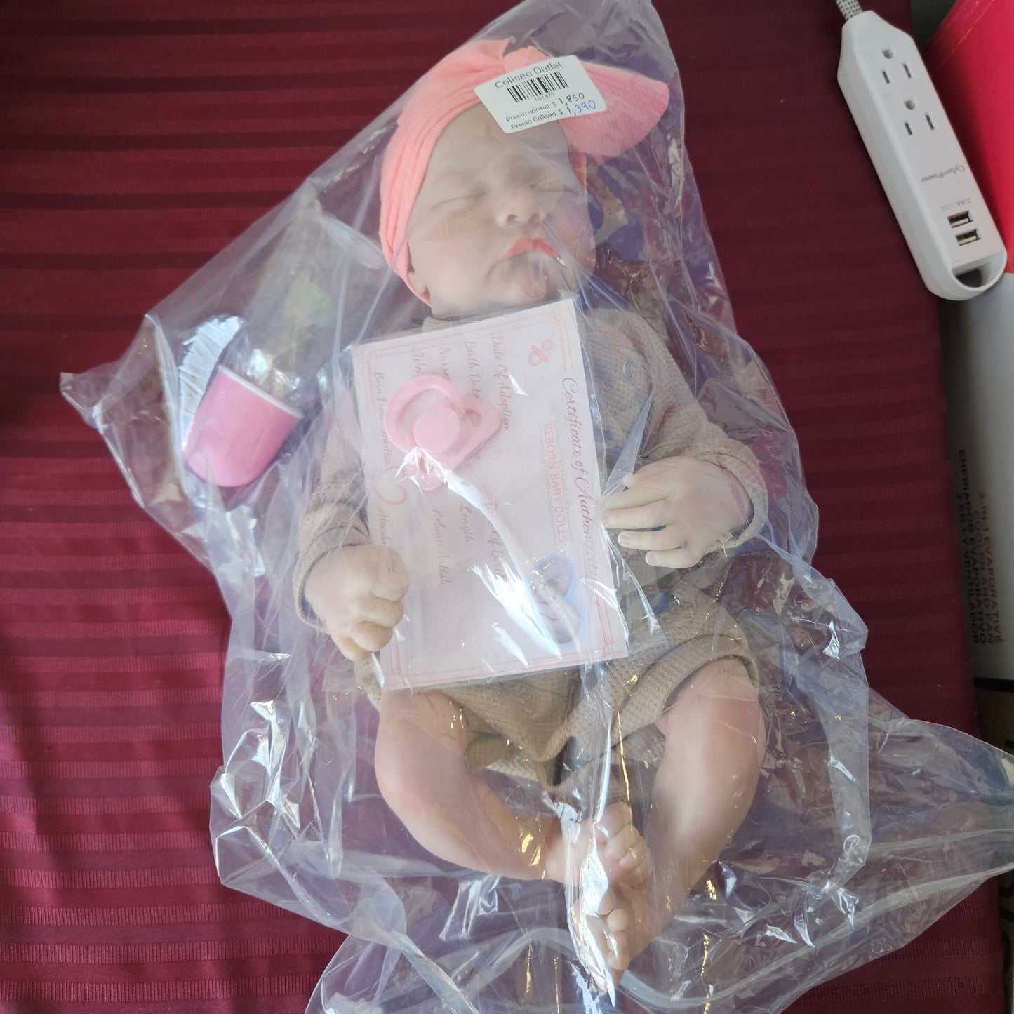 Bebé Reborn niña cuerpo completo de vinilo siliconado (Nuevo)