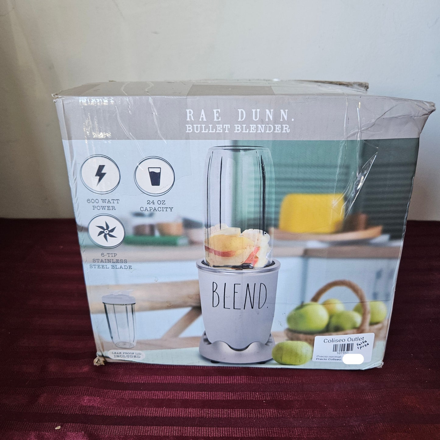 Licuadora personal de 24 onzas - Rae Dunn (Nuevo, falta 1 pieza)