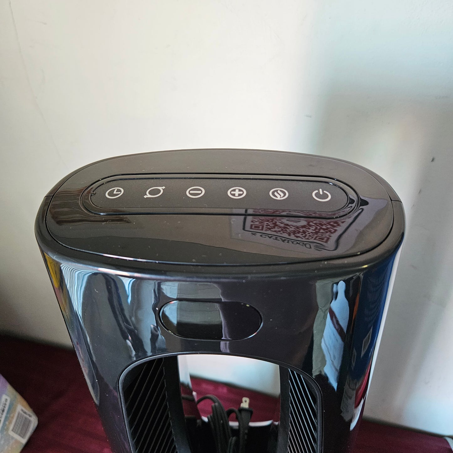 Calefactor cerámico eléctrico seguro sin aspas color negro - Lasko (Nuevo, caja abierta)