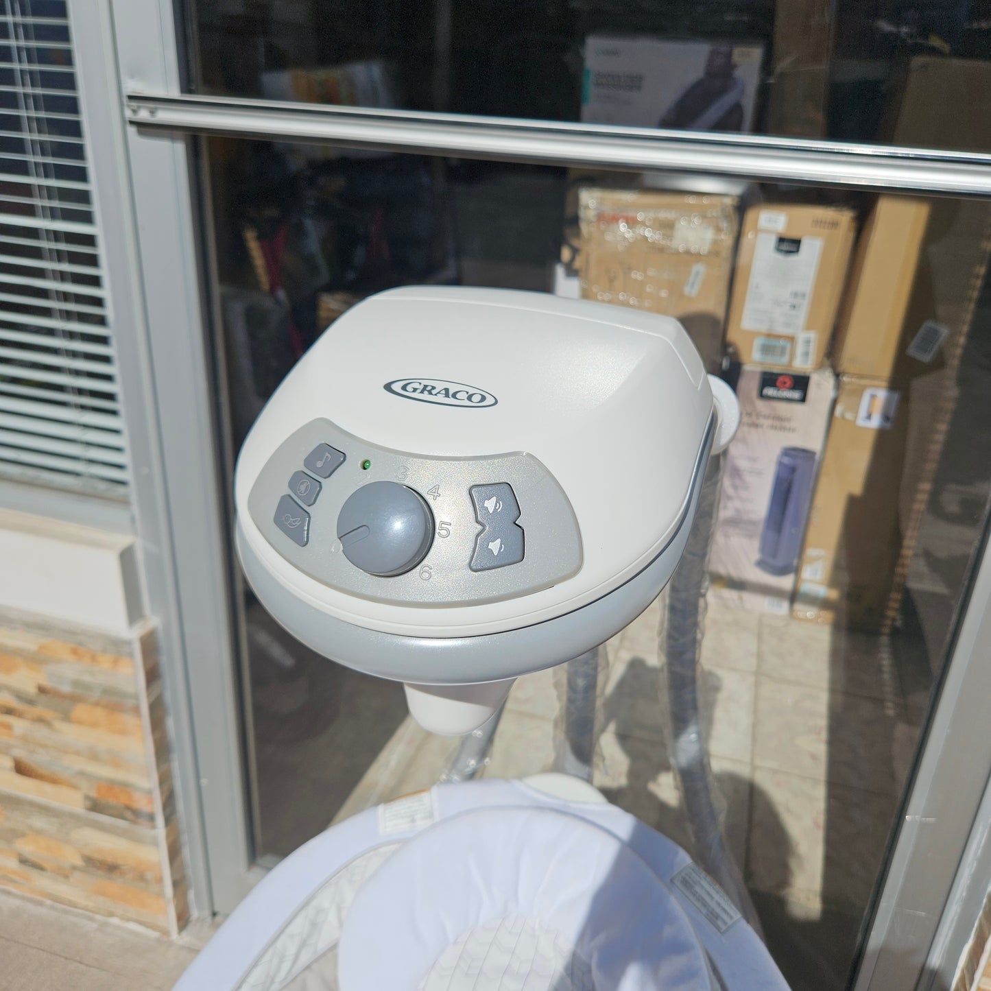 Portabebé y columpio mecedor automático 2 en 1 - Graco DuetConnect LX (Nuevo, caja abierta)