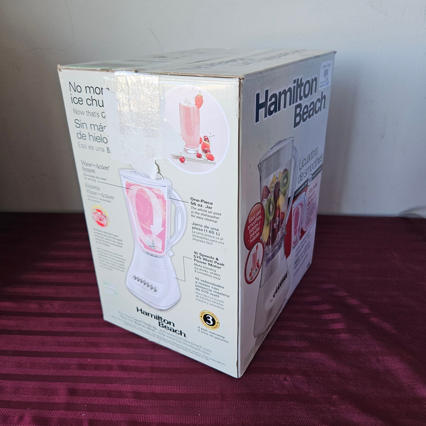 Licuadora de smoothies - Hamilton Beach (Nuevo, caja abierta)