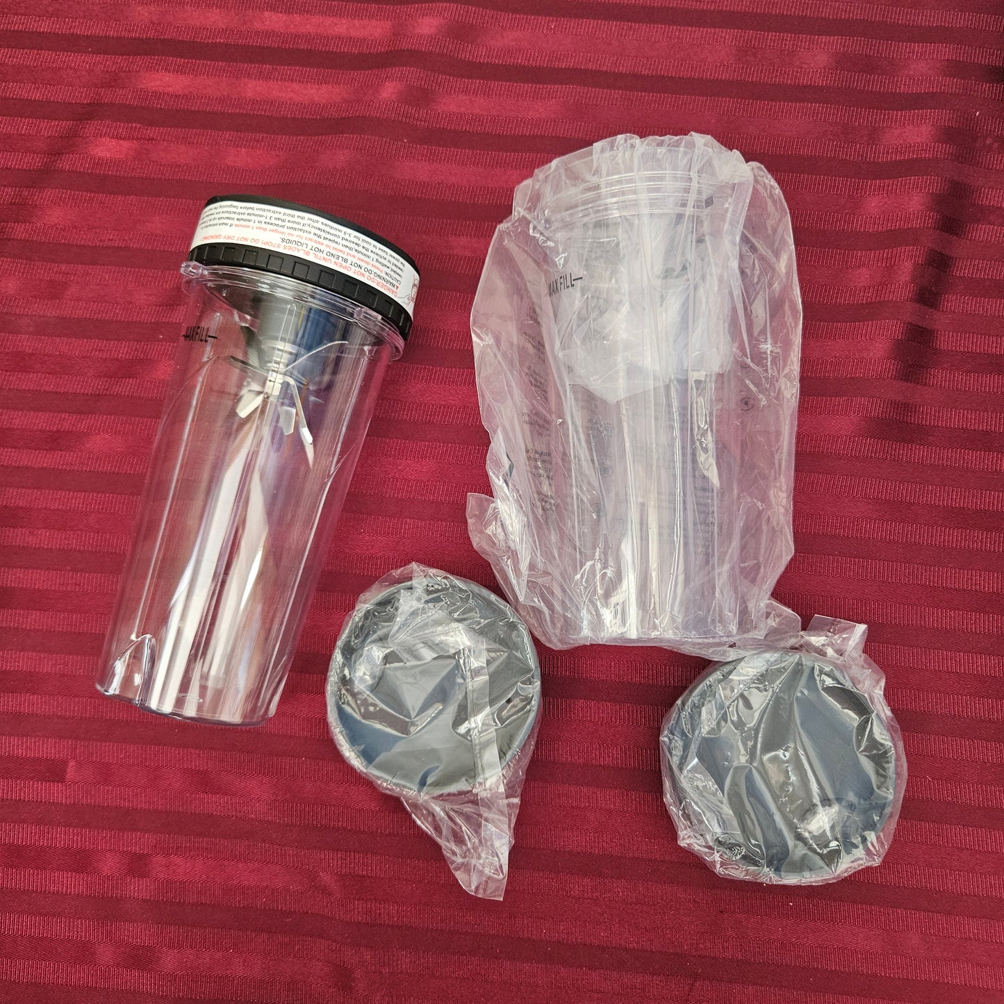 Paquete de 2 repuestos para Licuadora ninja/Nutri ninja y cuchilla (Nuevo)