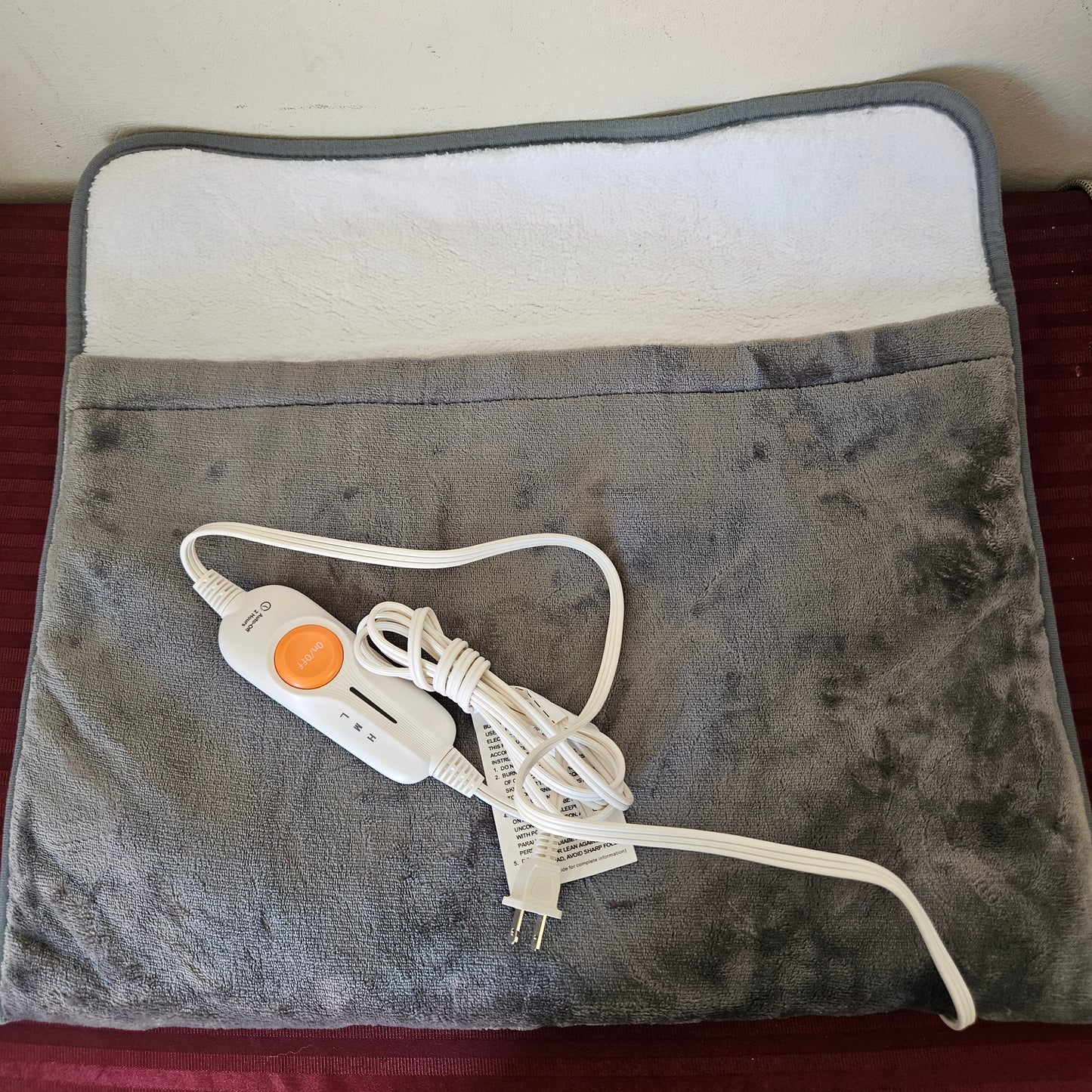Calentador eléctrico para pies/abdomen/brazos - Gintao (Nuevo, caja abierta)