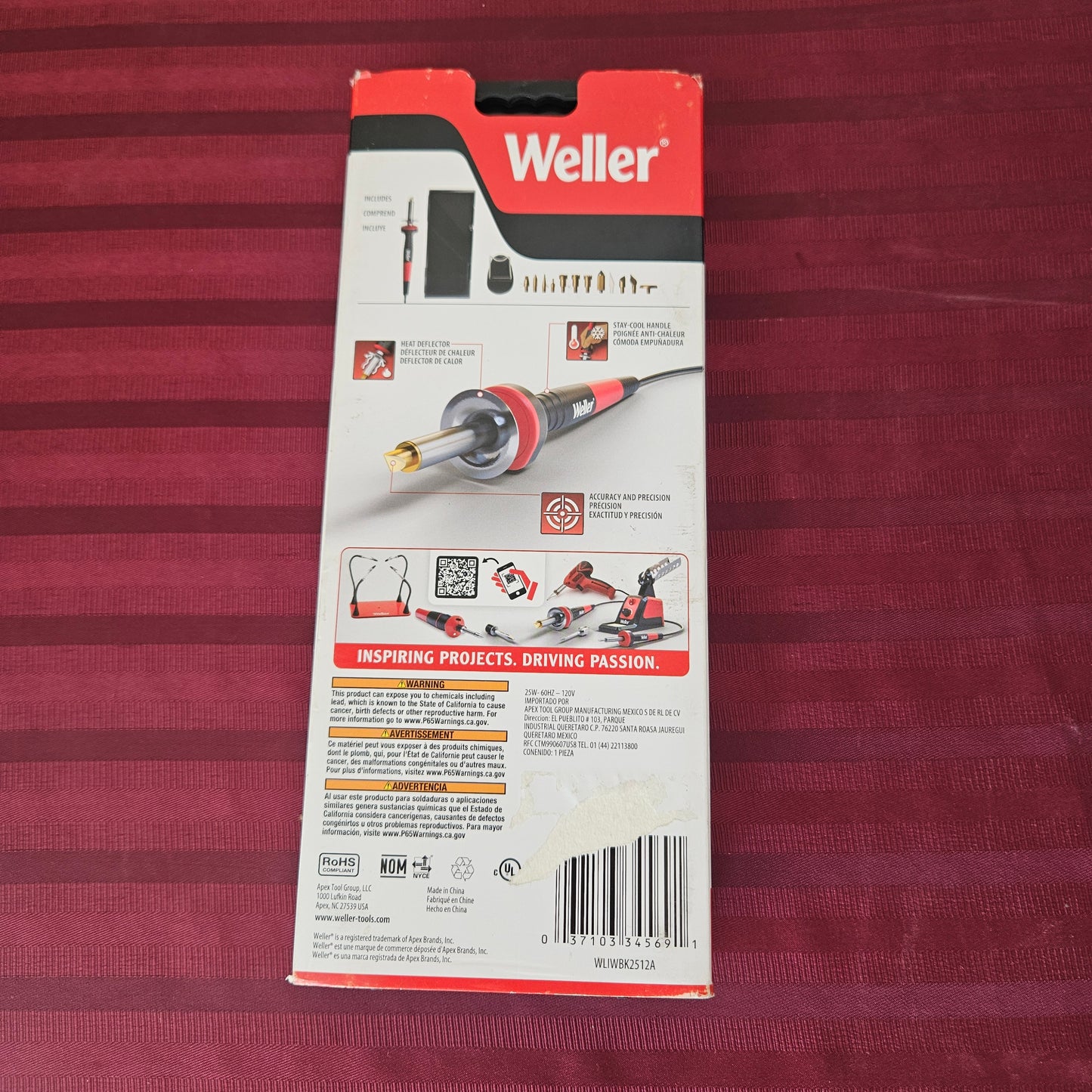Kit de pirograbado 25W - Weller (Seminuevo, un solo uso)