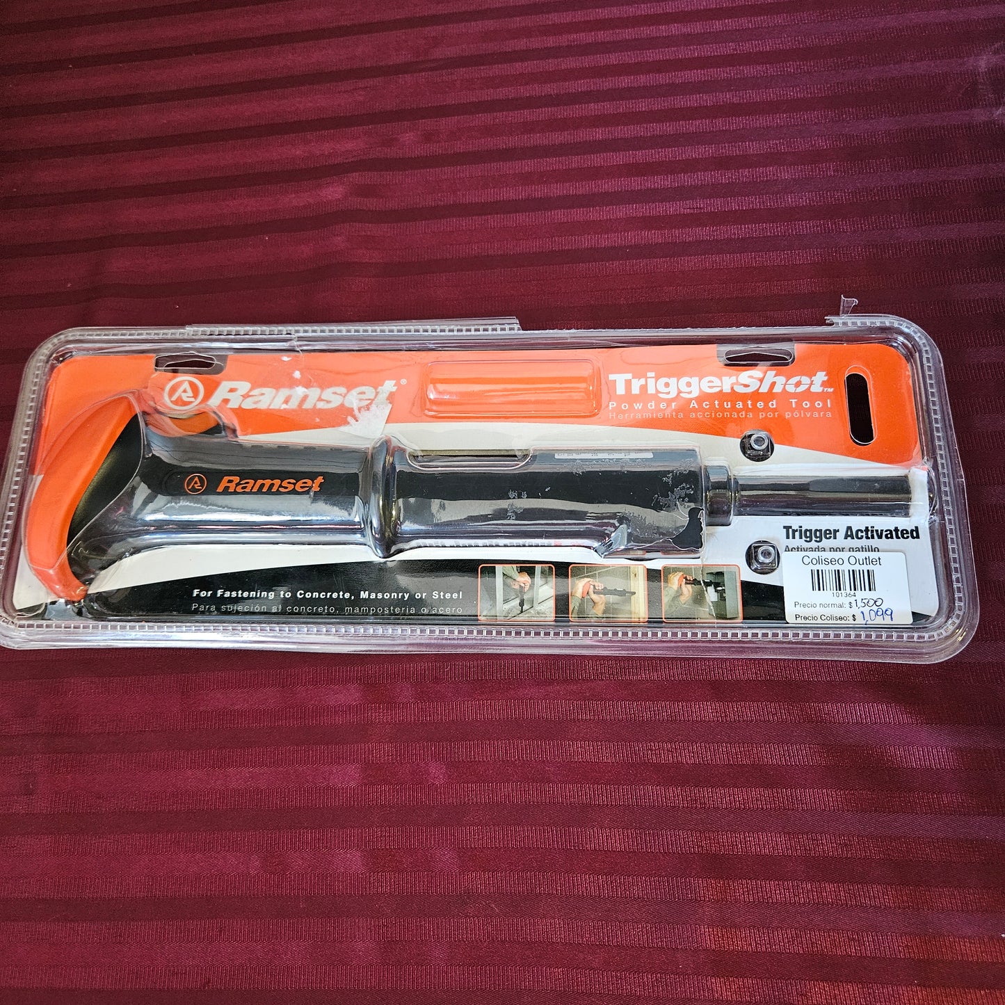 Herramienta de fijación para clavos - Ramset TriggerShot (Nuevo, empaque abierto)