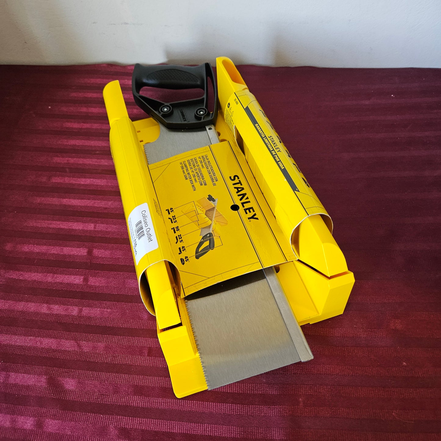 Caja de inglete profesional con serrucho 14" - Stanley (Nuevo, faltan piezas)