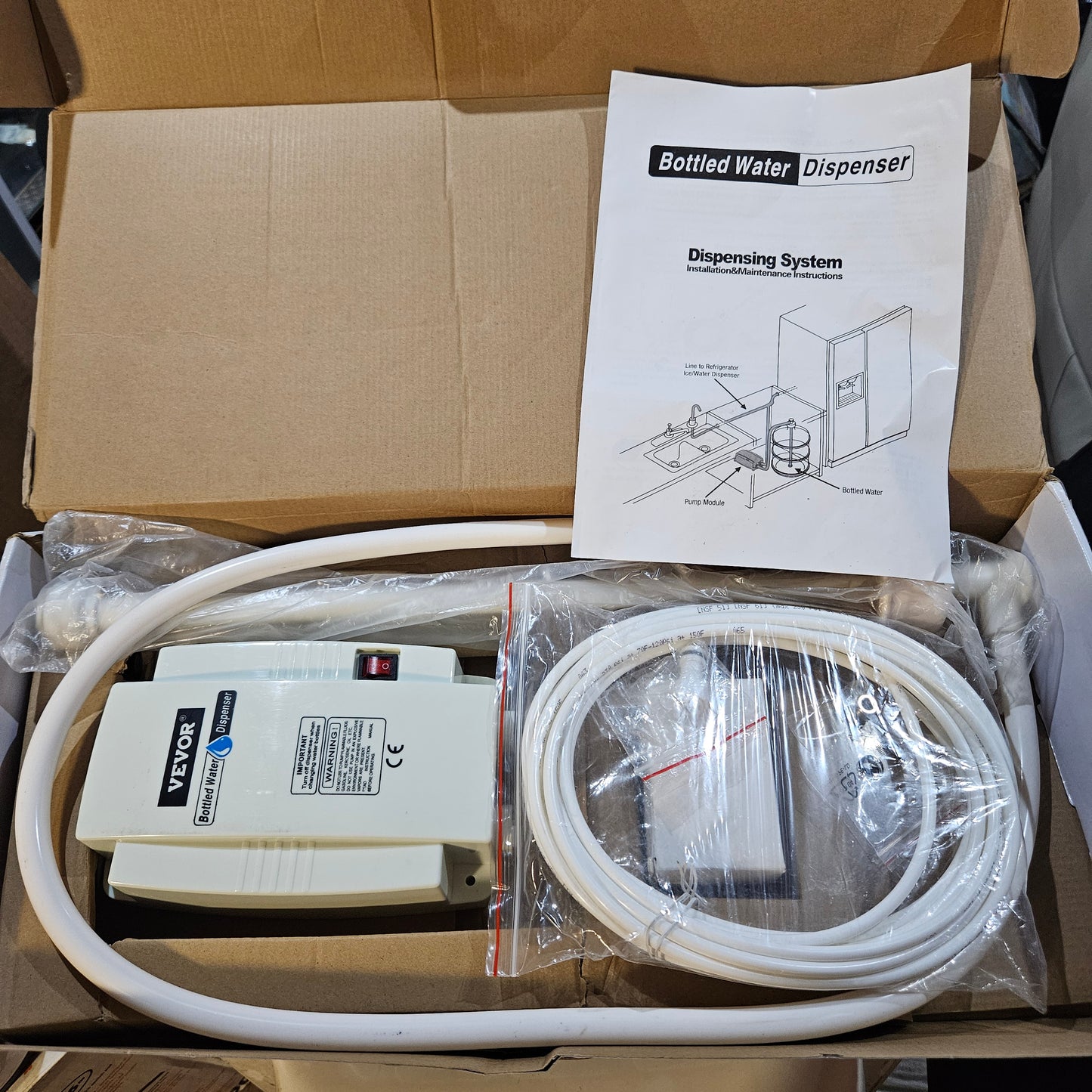 Bomba dispensadora automática de agua para garrafón - VEVOR (Nuevo, caja abierta)