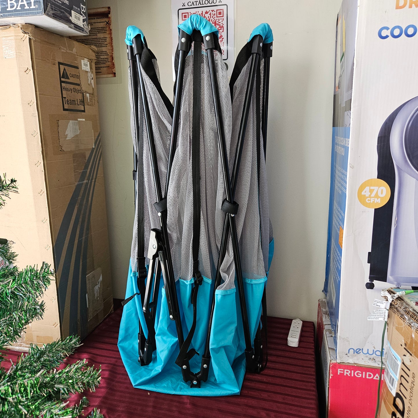 Corral portátil lavable para niños color aqua - Regalo My Play (Seminuevo, un solo uso)