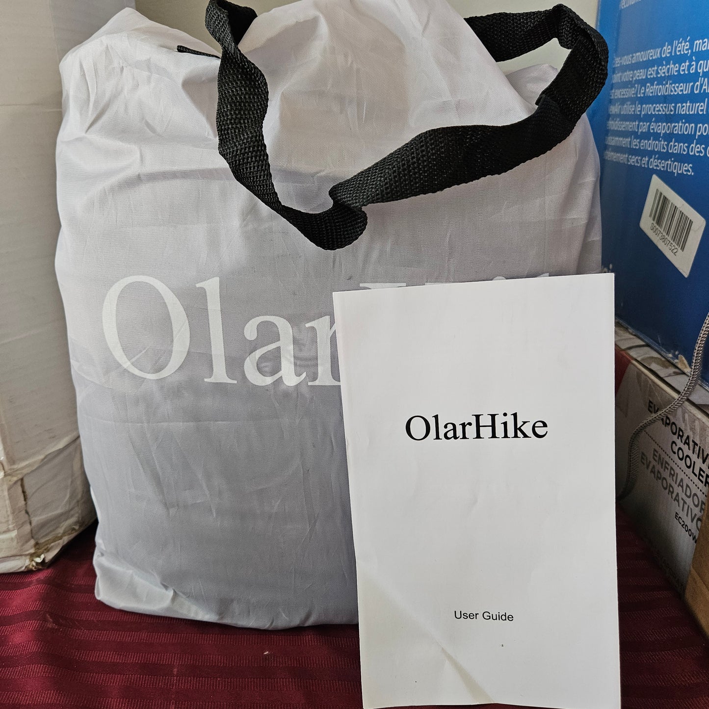 Colchón inflable individual con bomba integrada y bolsa de almacenamiento - OlarHike (Nuevo)