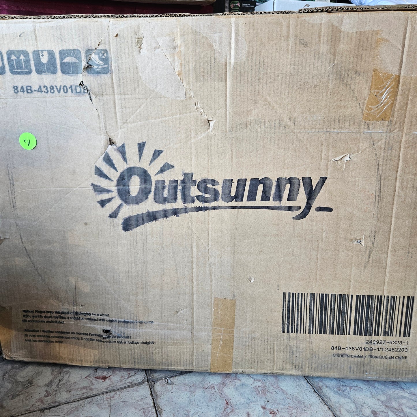 Silla plegable para jardín o playa - Outsunny (Nuevo, caja abierta)