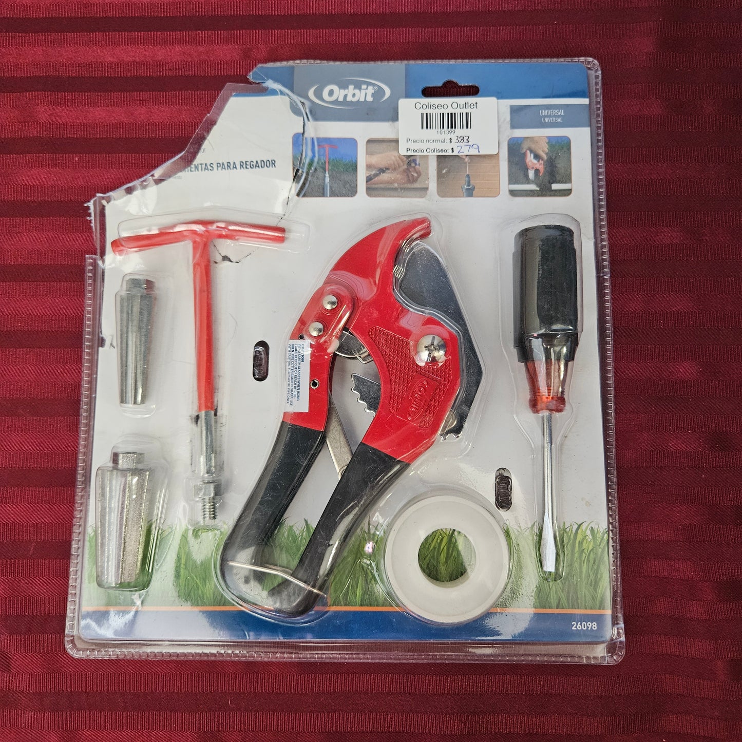 Kit de herramientas para regador - Orbit (Nuevo, empaque abierto)