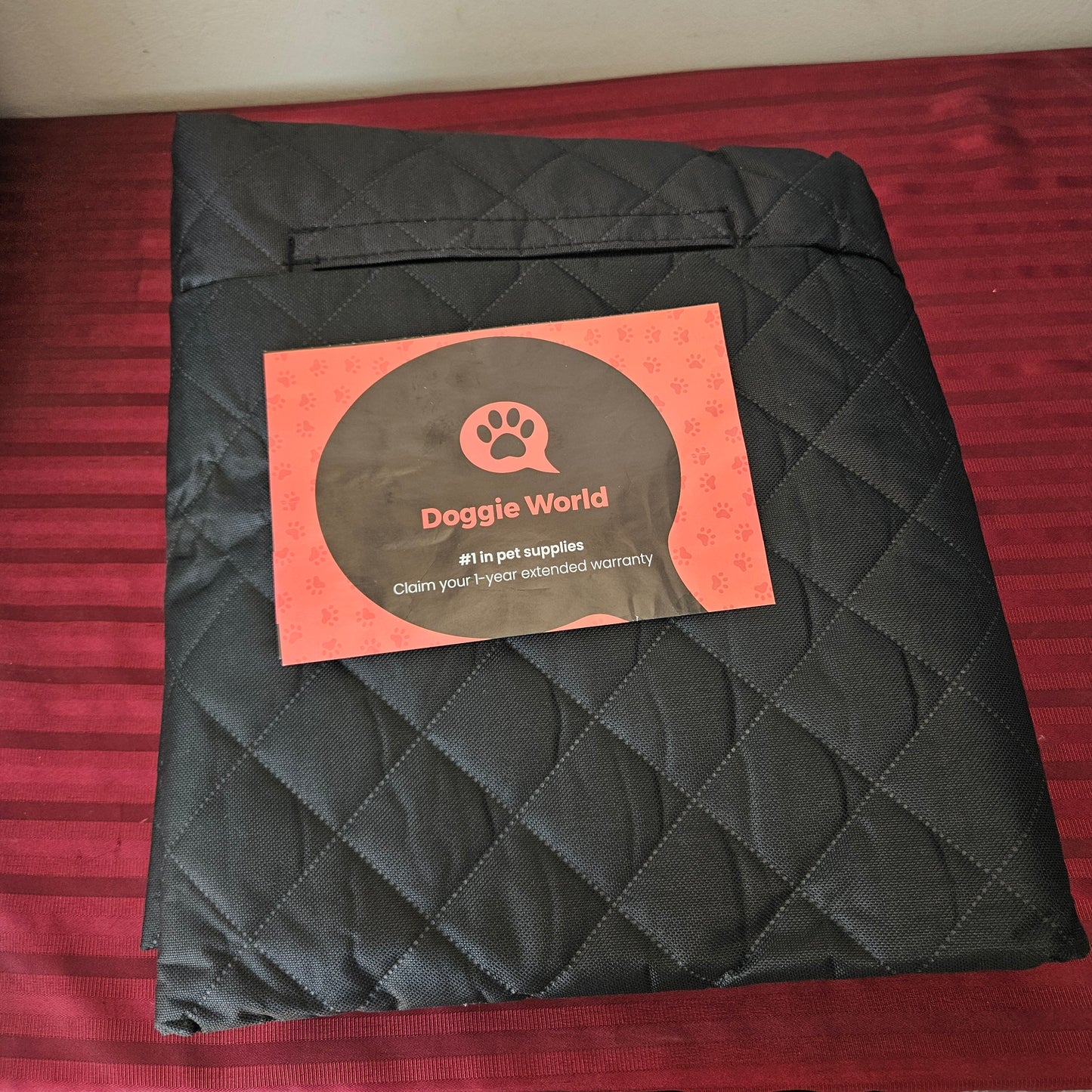 Funda de asiento impermeable para carro para perro XL - Doggie World (Nuevo)