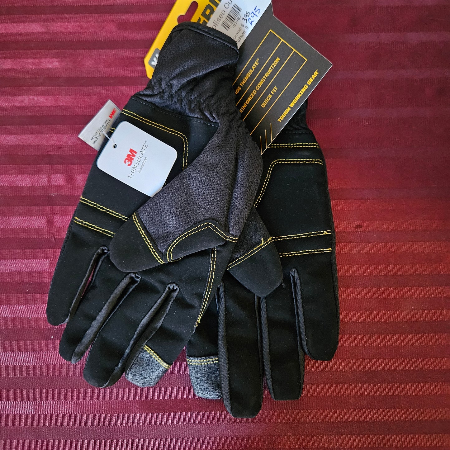 Par de guantes de trabajo para clima frío - Firm Grip (Nuevo)
