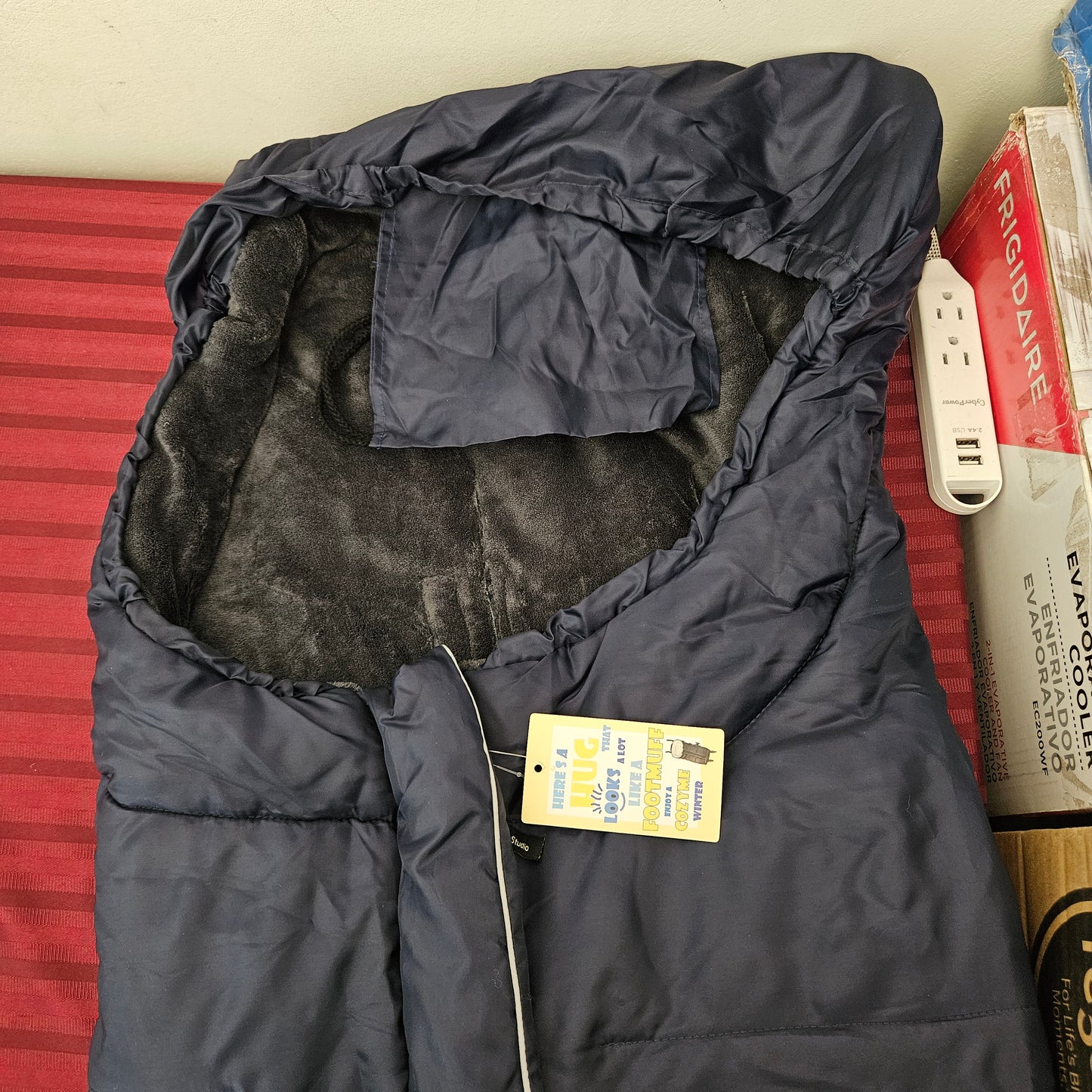 Saco para carriola de bebé con capucha polar 3 en 1 - CozyMe (Nuevo, empaque abierto)