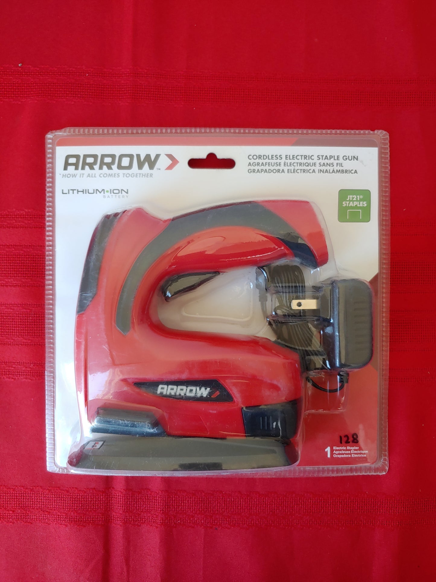 Engrapadora eléctrica inalámbrica de batería - Arrow (Nuevo, caja abierta)