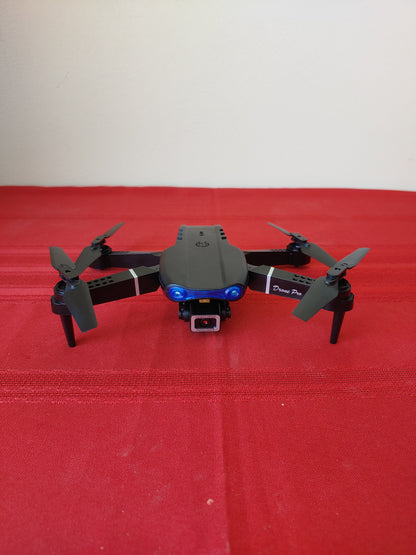 Dron plegable con doble cámara color negro - Foldable E99 (Nuevo)