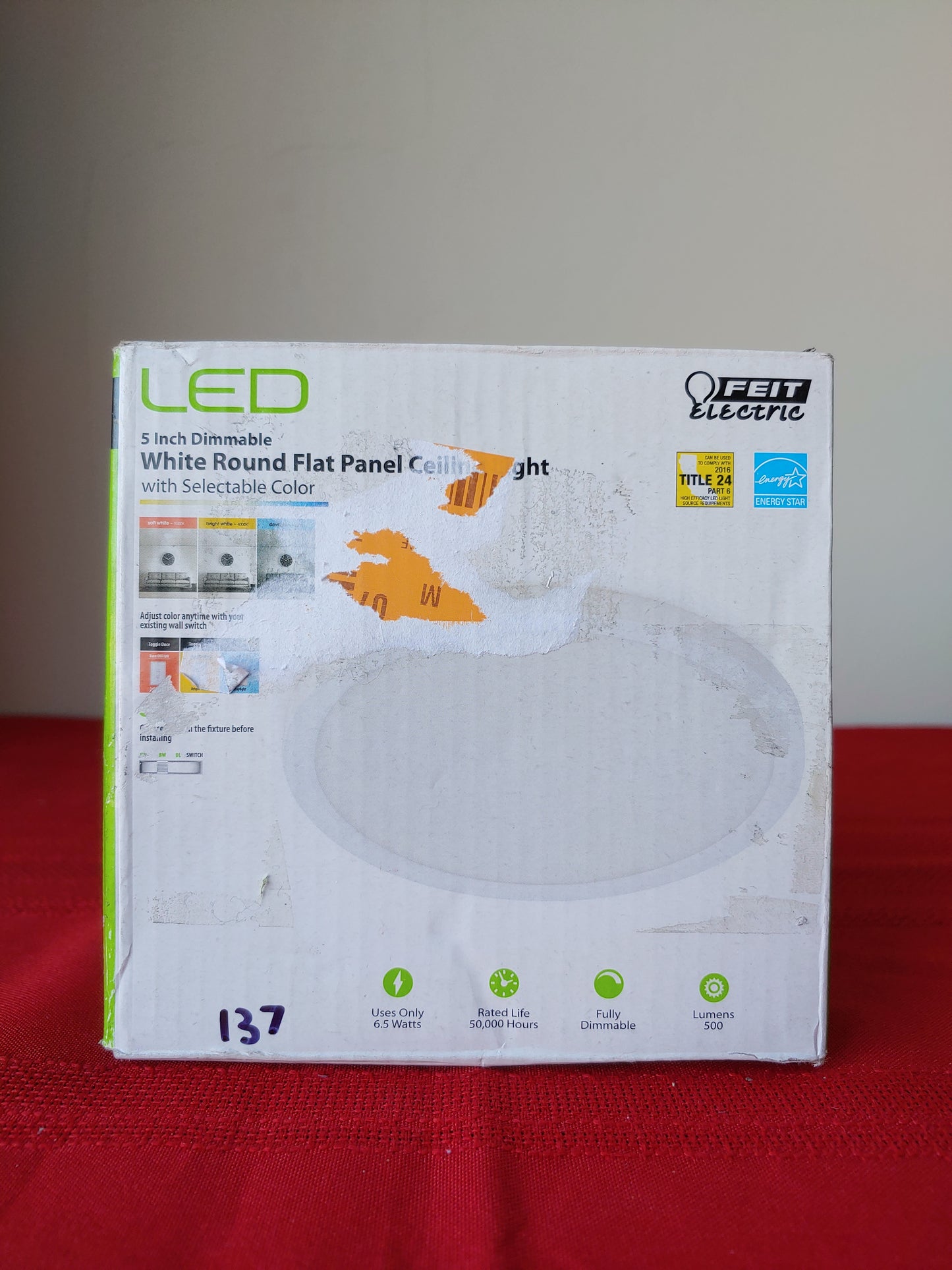 Lámpara de techo LED pequeña de 12.7 cm - FEIT Electric (Nuevo, caja abierta)