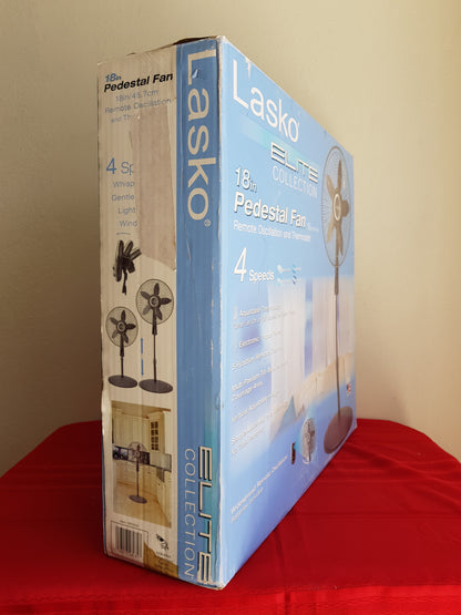 Ventilador de pedestal - Lasko Elite Collection (Nuevo, caja abierta)