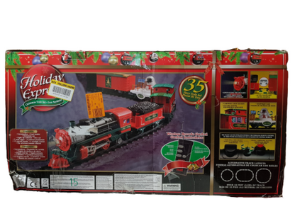 Holiday Express - Juego de tren de Navidad - EZ-TEC (Nuevo, caja abierta)