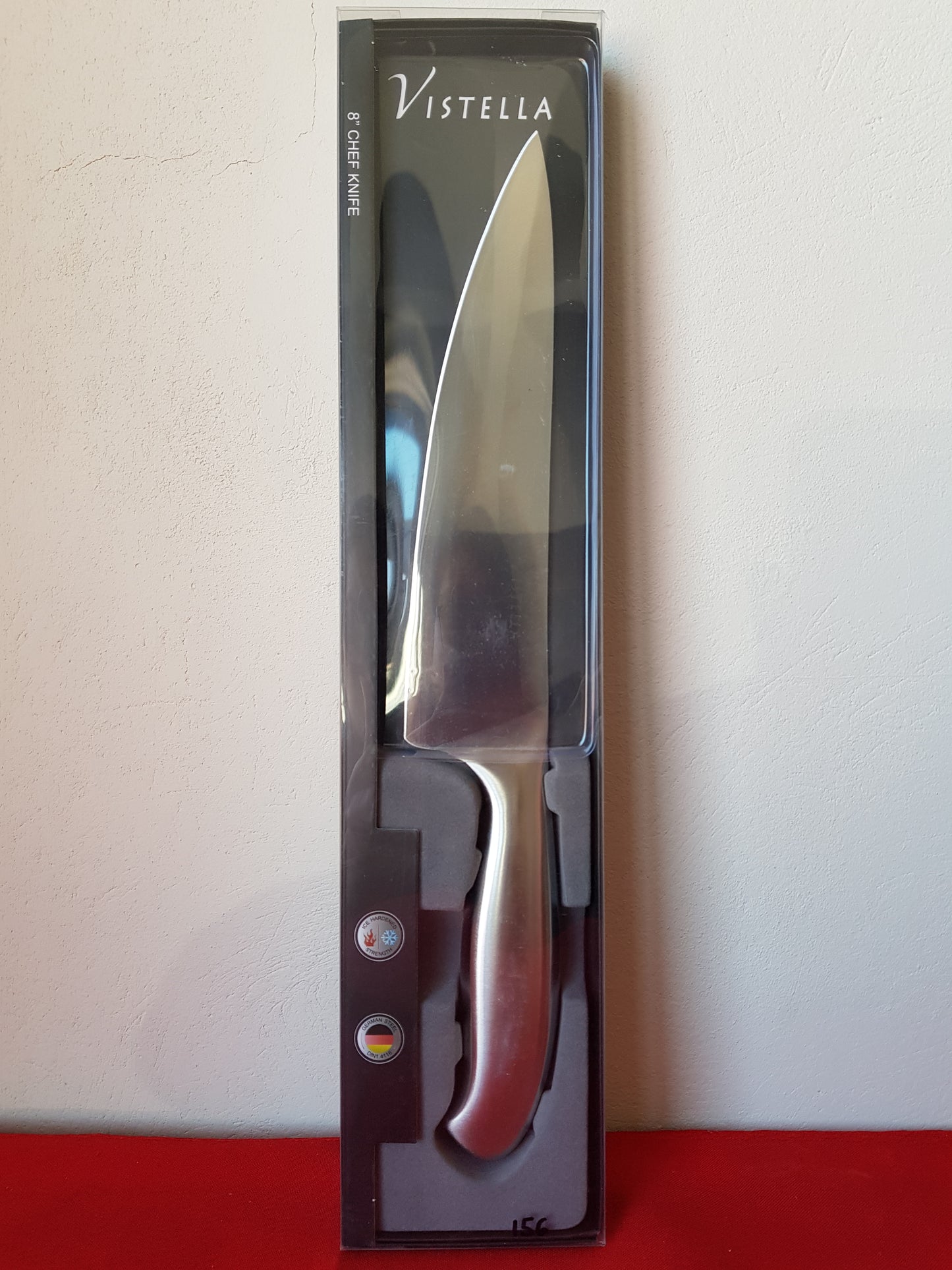 Cuchillo de chef de acero inoxidable 8" - Vistella (Nuevo)