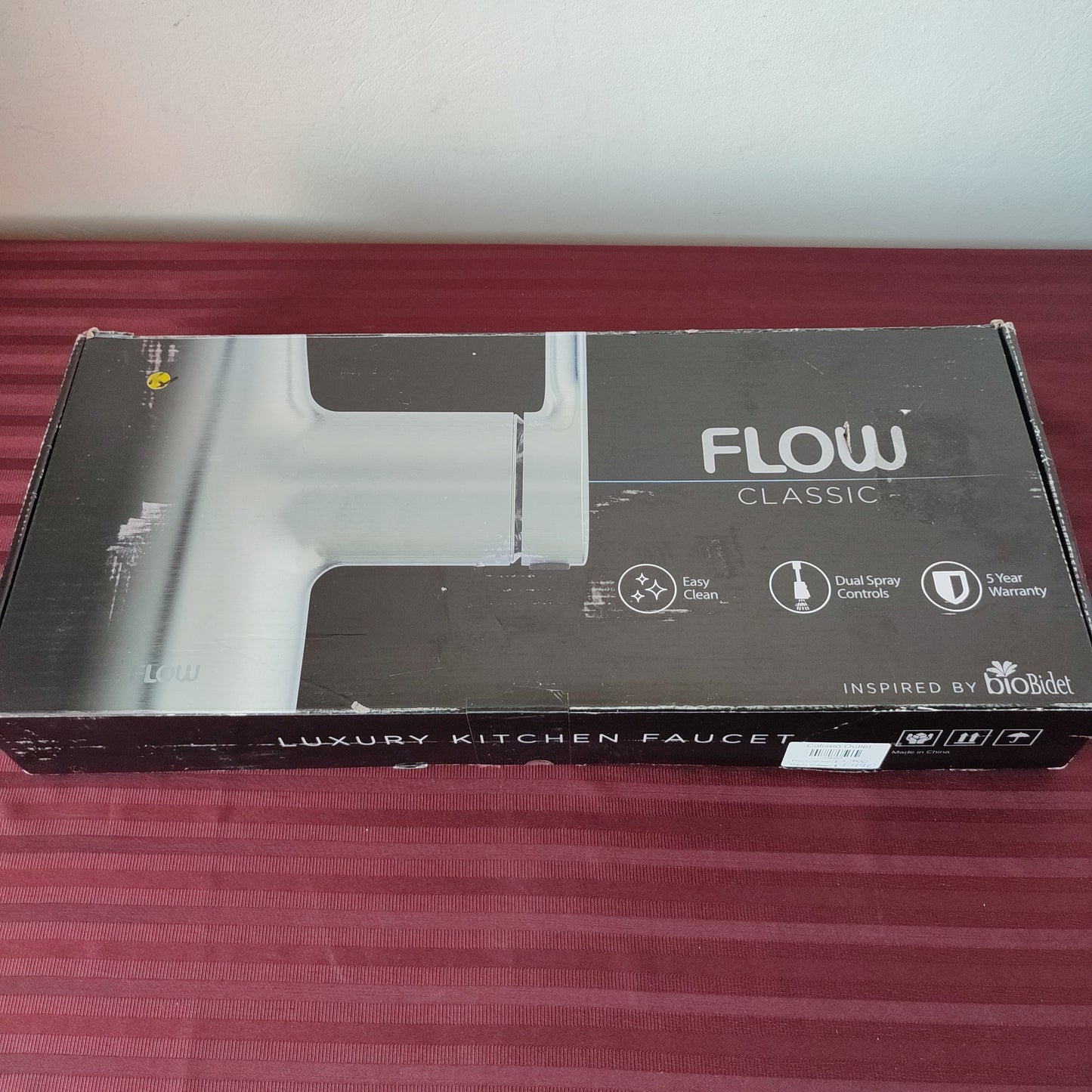 Llave mezcladora para fregadero retráctil - Flow Classic (Nuevo, caja abierta)