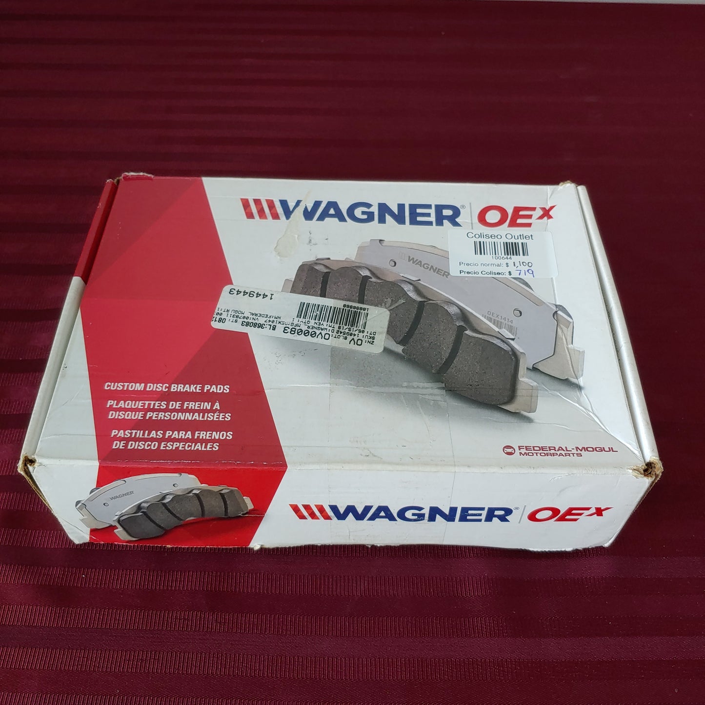 Wagner OEX1041 RR Premium Ceramica Pastiglie Freni Wagner OEX1041 RR Premium Ceramica Pastiglie Freni