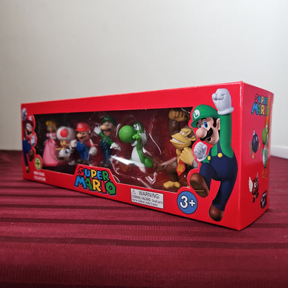 6 Figuras de colección de Super Mario Bros (Nuevo)