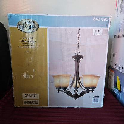 Candelabro de 5 luces - Hampton Bay (Nuevo, caja abierta)