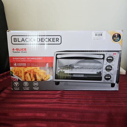 Horno tostador para 4 rebanadas - Black+Decker (Nuevo, caja abierta)