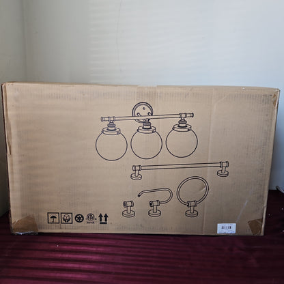 Set de baño de 5 piezas - Globe Electric Milan (Nuevo, caja abierta)