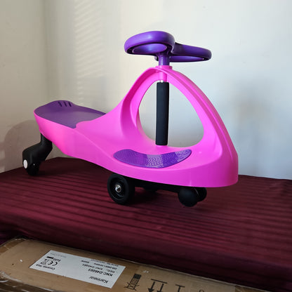 Wiggle Car Ride On Toy rosa con morado - Plasmacar (Nuevo)