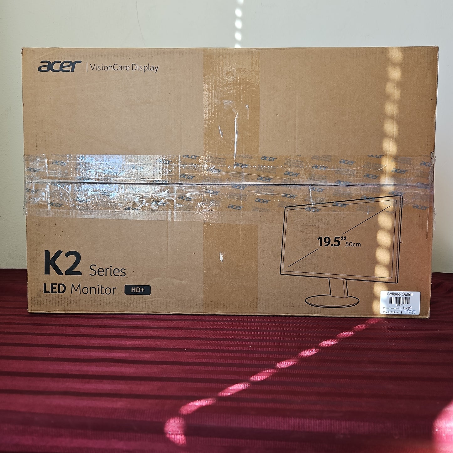 Monitor 19.5" HD+ panel TN - Acer K202Q bi (Nuevo, caja abierta)