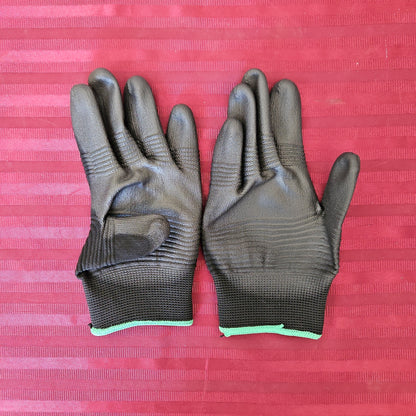 Par de guantes de trabajo de nylon (Talla S) - Gorila Grip Trax (Nuevo)