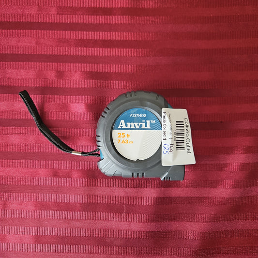 Cinta de medición de 25 ft / 7.63 m - Anvil (Nuevo)