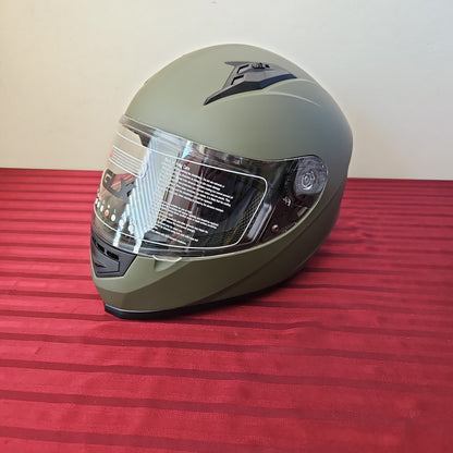 Casco de cara completa talla M para motocicleta - GLX (Nuevo, caja abierta)