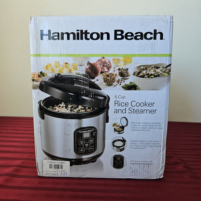 Arrocera digital multifuncional de 8 tazas cocidas - Hamilton Beach (Nuevo, caja abierta)