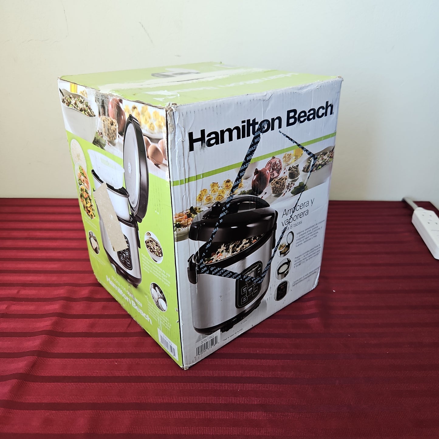 Arrocera digital multifuncional de 8 tazas cocidas - Hamilton Beach (Nuevo, caja abierta)